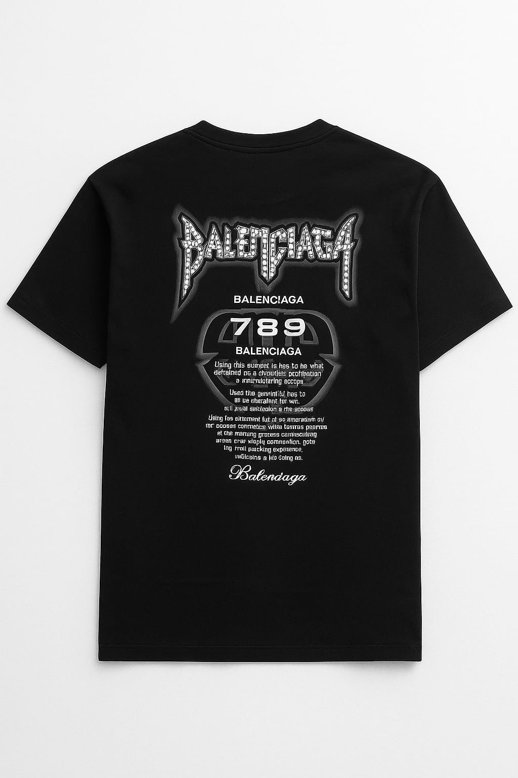 Oversized Black Graphic T-Shirt
