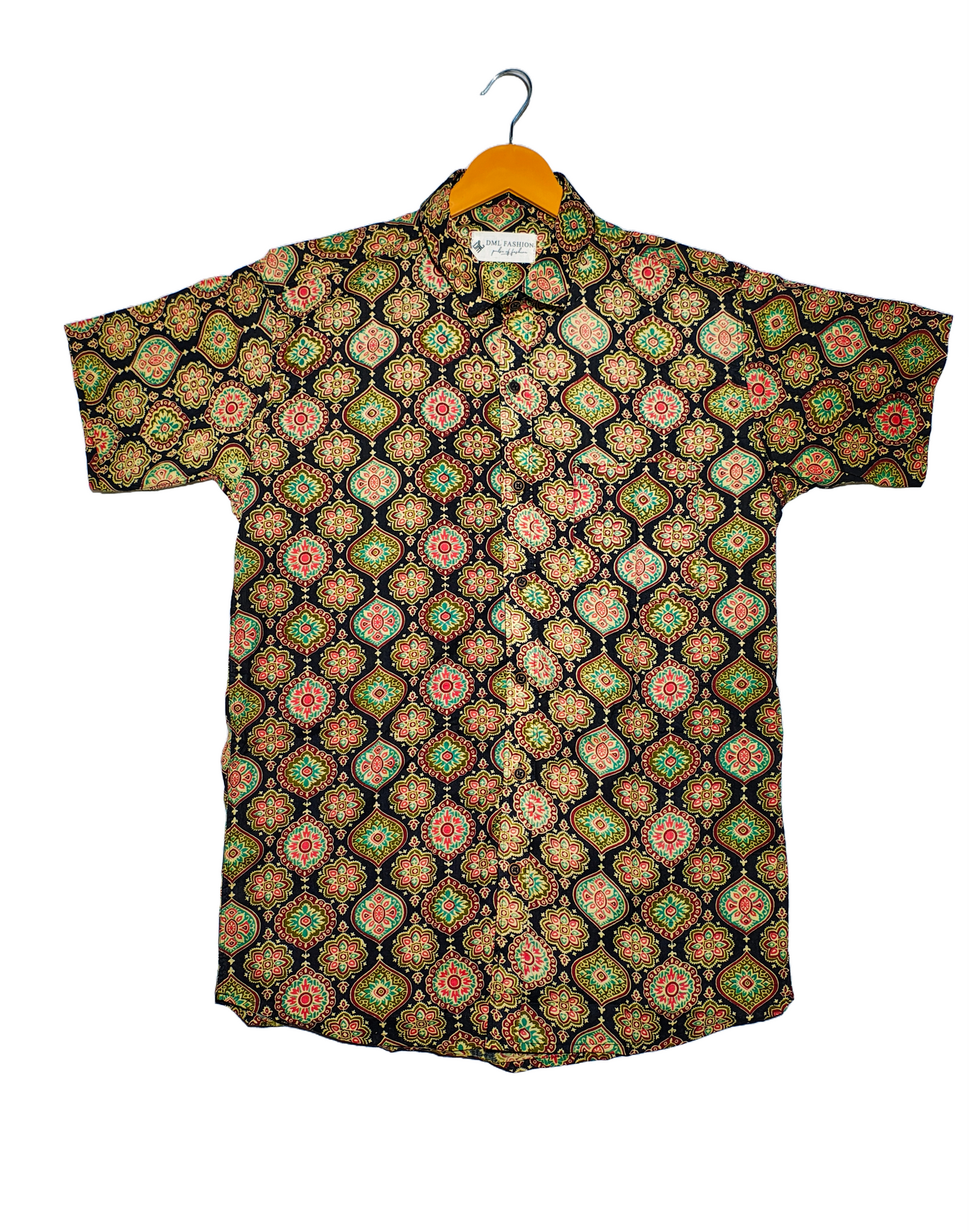Royal Black Handblock Shirt