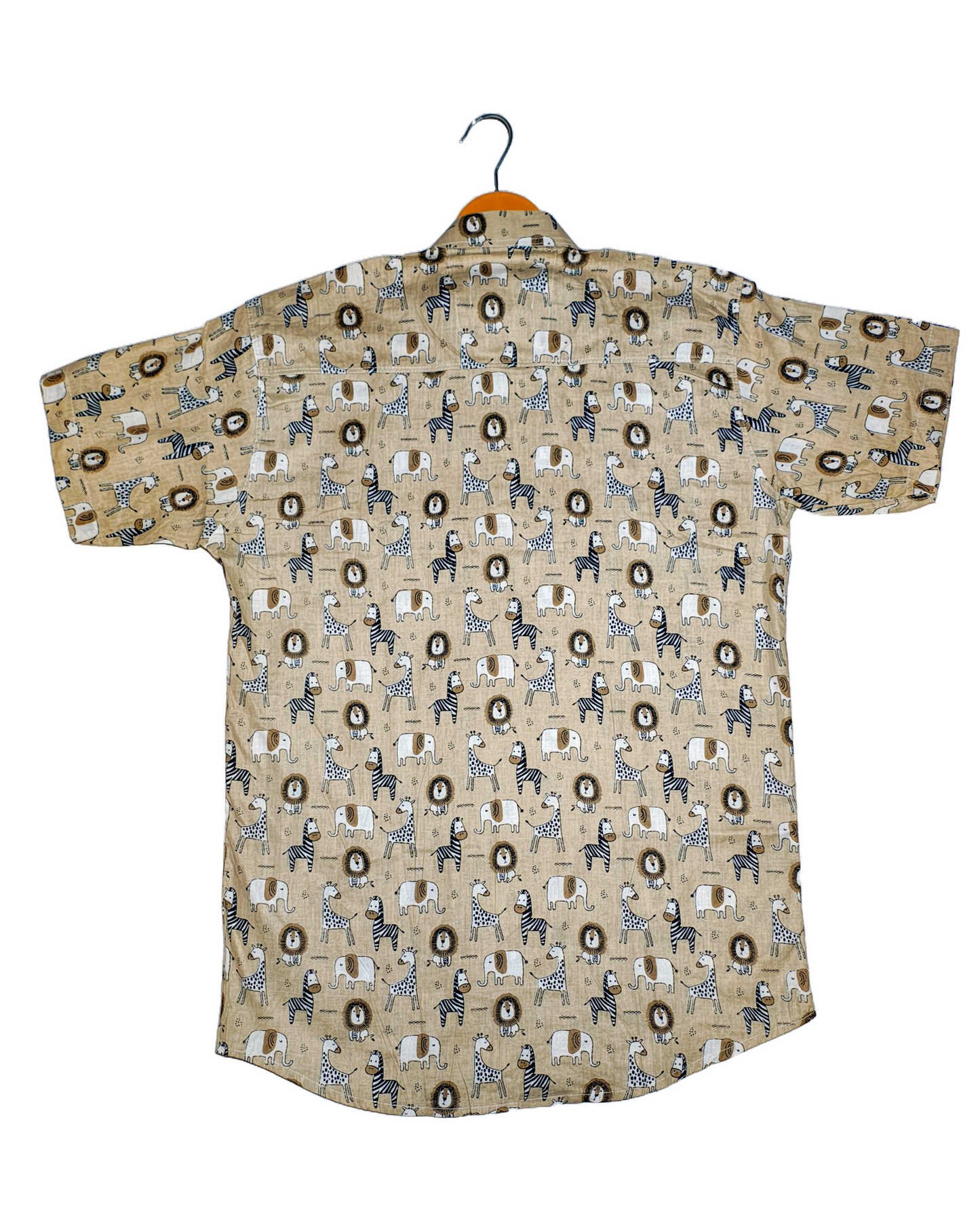 Beige Handcrafted Safari Shirt