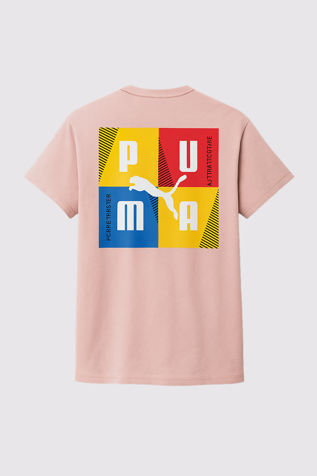 Oversized Peach PUMA Graphic T-Shirt