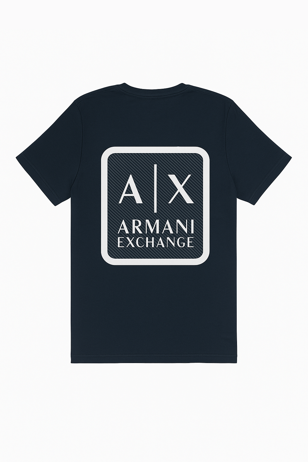 Oversized Navy Blue Armani Exchange Logo T-Shirt